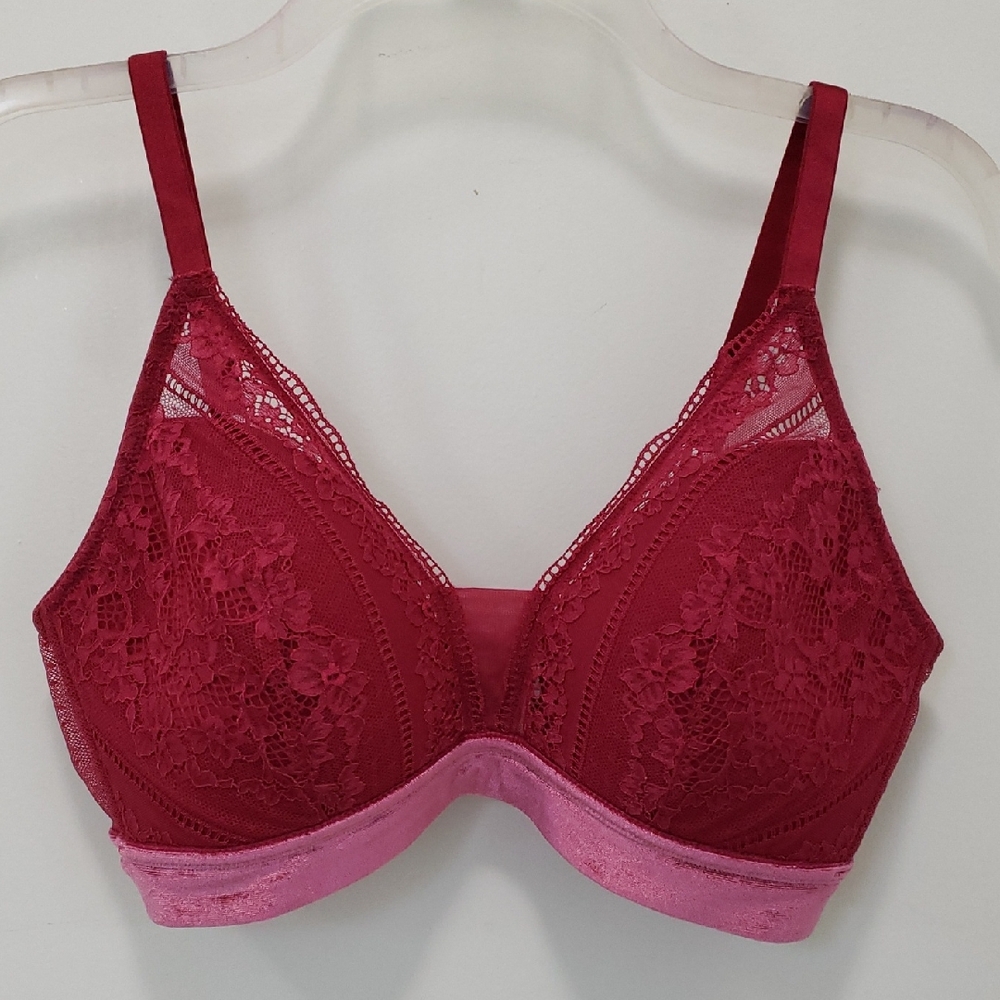 〰️Auden〰️ Velvet & Lace Bralette XL